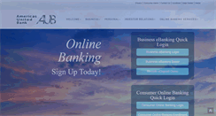 Desktop Screenshot of americasunitedbank.com